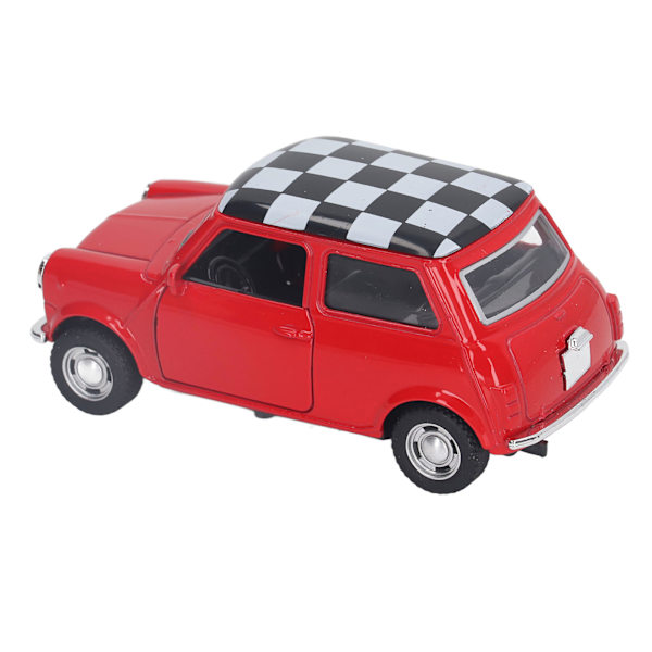 1/32 Vetopeltiauto Simuloitu Söpö Seosajoneuvomalli Lelu Avattavilla Ovilla Automallikokoelman Koriste-esineille Punainen
