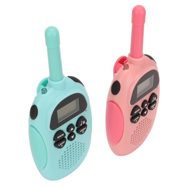 Walkie talkies for barn blå rosa håndholdt trådløs søt 3 km walkie talkie for barn Interaktivt leketøy for foreldre og barn