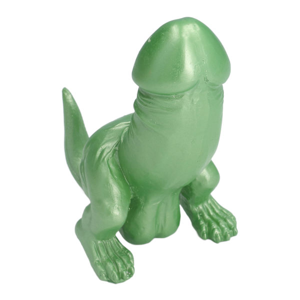 Dinosaurieornament Hög simulering Vuxen Spoof Hartsdekoration för Heminredning Sovrumsdekoration Grön