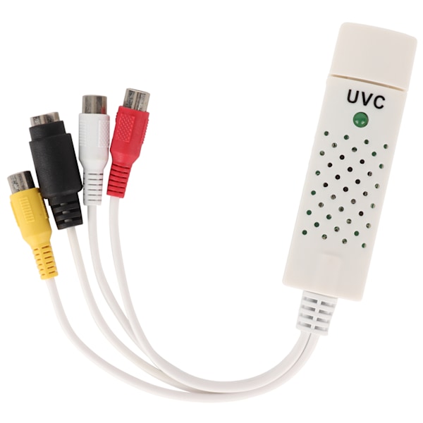 USB Video Capture Card DriveFree Monitoring Computer tilbehør med 1 kanal for WIN8/WIN10