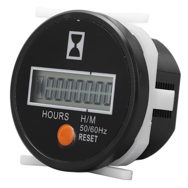 Digital timmätare Hög precision Mekanisk timmätare Brett intervall Timmätare med återställningsknapp 24‑240V
