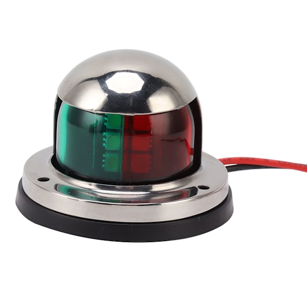 Veneen navigointivalot, merilaatuista 316 ruostumatonta terästä, IP68 vedenpitävä, 2-värinen LED-keulavalo DC12V jahdeille ja laivoille