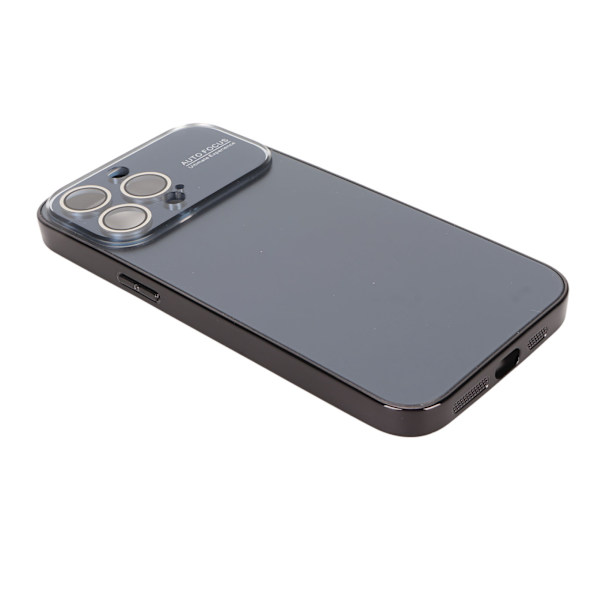 Galvaniserat telefonskal Stort fönsterlinskamera Skydd Stötsäkert telefonskydd Anti-Scratch Svart för IPhone 14 Pro