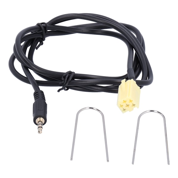 59,1 tommers 6-pins AUX-IN-kabel Lydinngangadapter 3,5 mm Jack-utskifting for Fiat Grande Punto