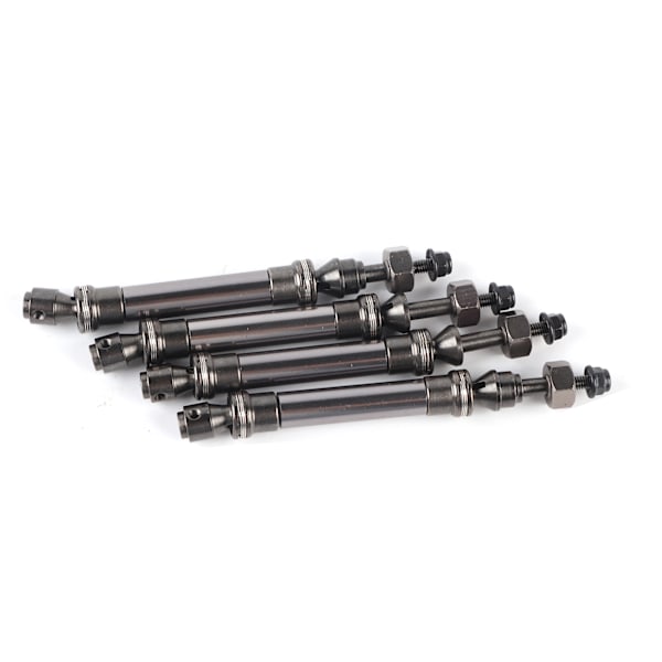 4 stk CVD fremre bakre drivaksel metall transmisjonsaksel for Traxxas Slash 4X4 1/10 RC CarTitanium