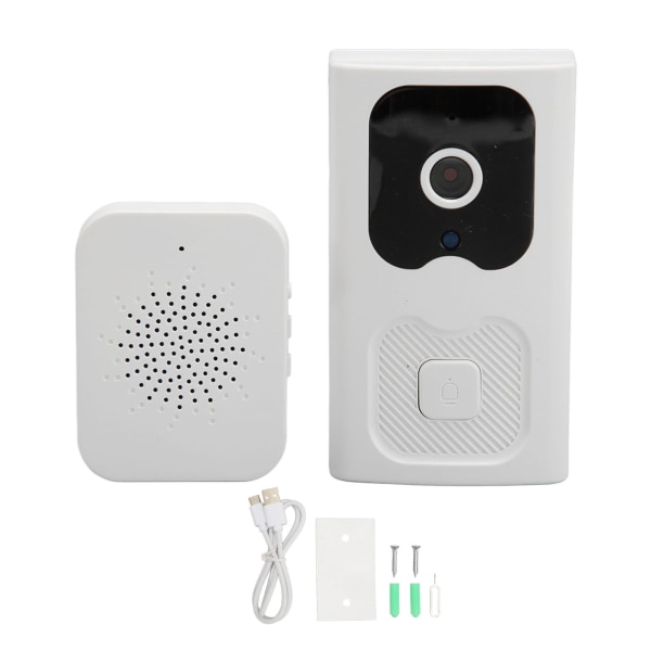 Smart Wireless Remote Video Doorbell Älykäs matkapuhelimen kaukovalvonta Wifi HD Night Vision Kaksisuuntaiset puhelut ovikello