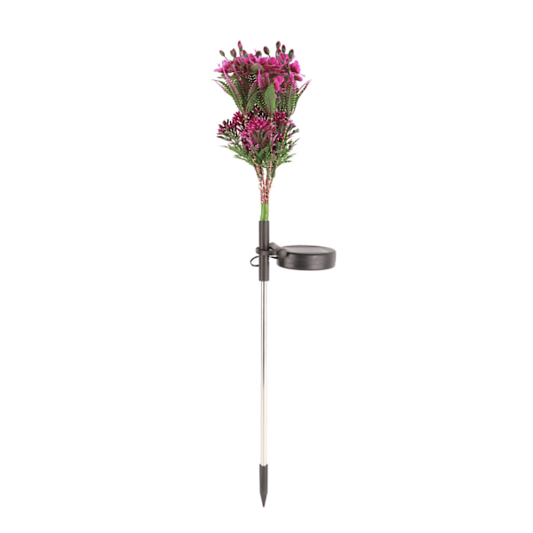 Utomhusljusutsändande Phalaenopsis markinsats dekorativa gräsmattslampor solcellsblomsterlampor