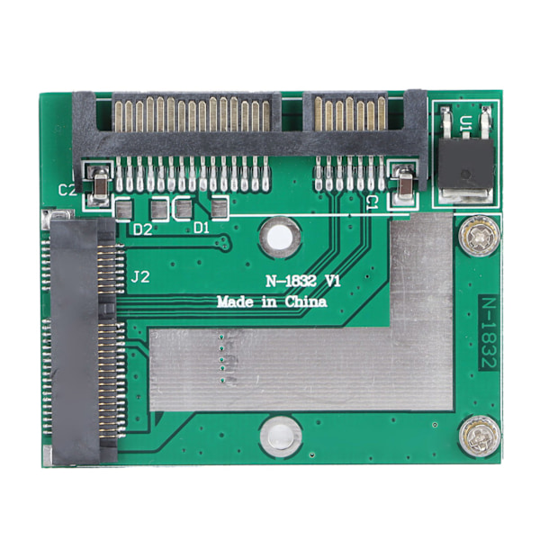 Muuntokortti MSATA SSD:lle 2,5' SATA 6.0gps siirtokortti Windowsille Linuxille OS X 10:lle