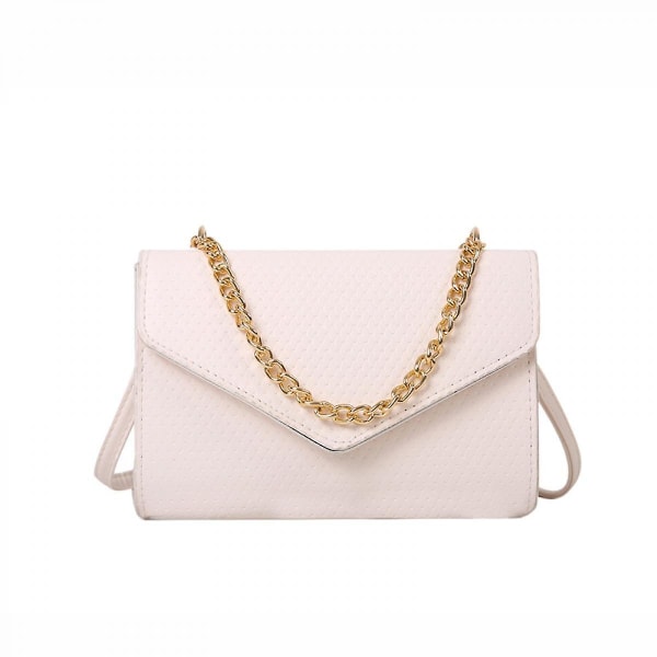 Klassisk sommer Kvinder Mode One Shoulder Bag Håndtaske Messenger Chain Bag Lilla)