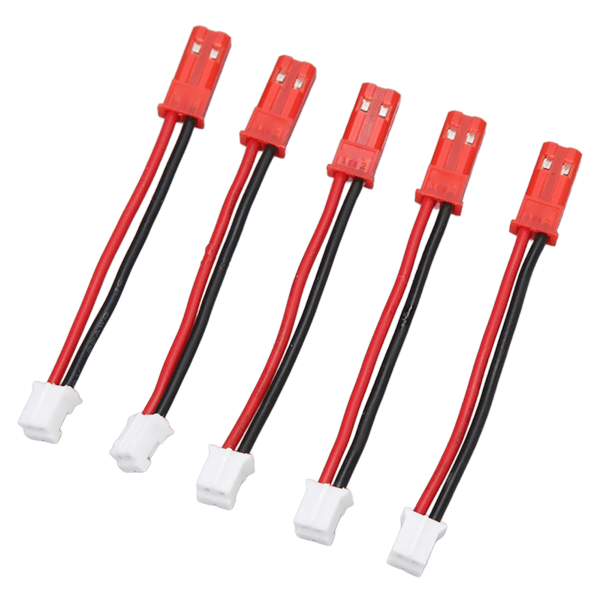 PH2.0 2P til JST adapterkabel han til han RC batteri forlængerledning til aksial SCX24 1/24 RC bæltebil 5 stk.