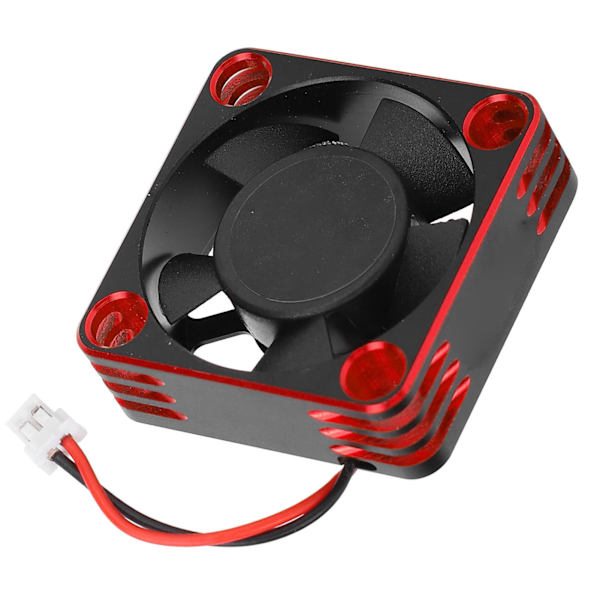 SURPASSHOBBY Elmotor Køleblæser 30x30mm 28000RPM 58V Passer til 1/10 1/12 1/8 RC bil (sort rød)