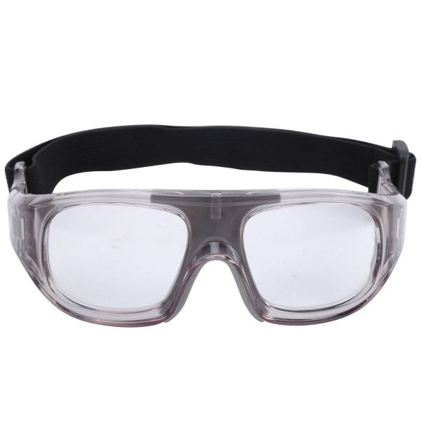 Slagtåliga PC Sport Basketglasögon Avtagbara huvudmonterade skyddsglasögon (grå)