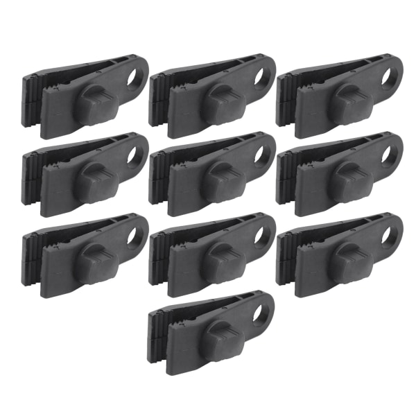 10st Tältklämma Tarp Markis Instant Clamp Utomhuscamping Vindtät fästspänne Tillbehör