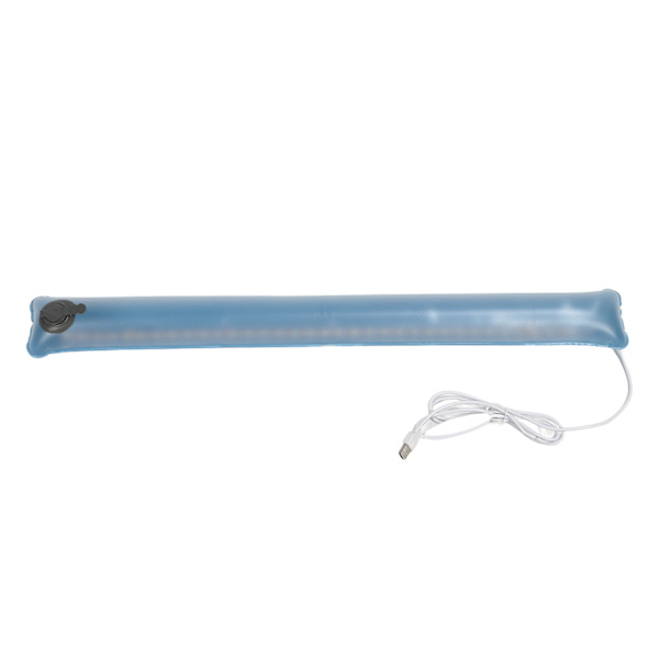 Puhallettava retkeilylyhty kokoontaitettava kannettava USB magneettinen ulko LED telttavaloputki 1200lm sininen M