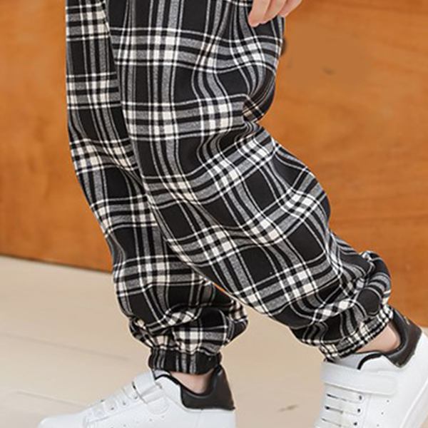 Barnens Casual Jogger Byxor Varma Plysch Bekväma Byxor för Små och Medelålders Barn Skola Dagligen 140 för 125 till 135cm / 49.2 till 53.1in Höjd