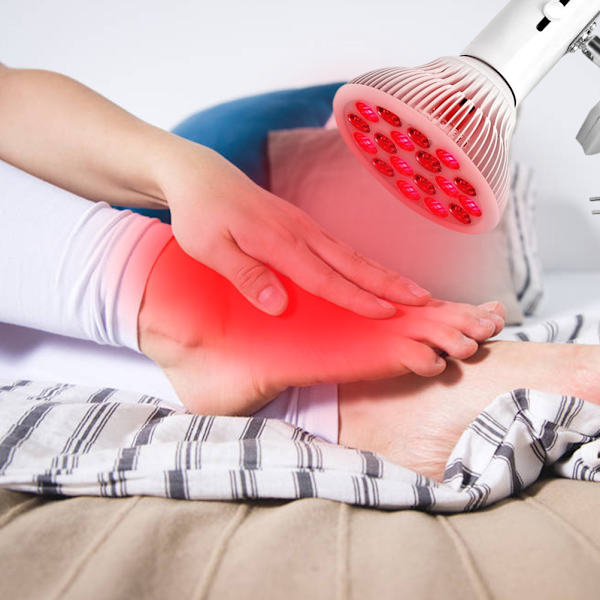 18W LED Lysvarmelampe Rød Infrarød Varmelampe til Ansigt Kropsmassage Relief Sundhedspleje