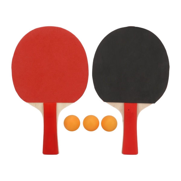 Bærbart bordtennissæt med håndtryk greb bordtennissæt med 2 padler 3 bolde til daglig underholdning