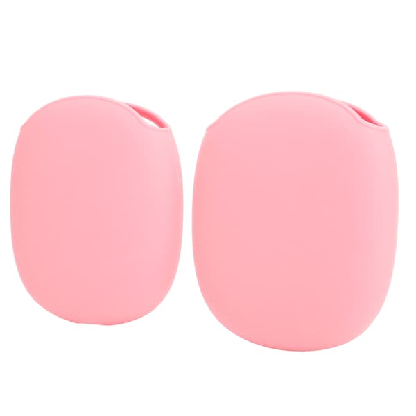 Silikon Bluetooth Headsetfodral Dammtätt Stötsäkert Skyddsfodral för IOS Earphone Max Rosa