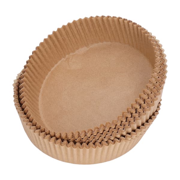 100 stk engangs papirforing til frityrkoker, rund non-stick matlagingssett for baking