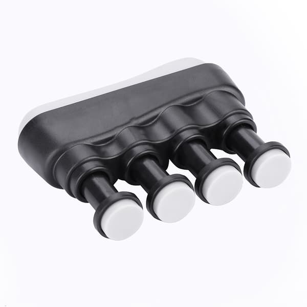 PUNK Hand Finger Exerciser Grepptränare Stärkare för Gitarr Bas Pianospelare Svart