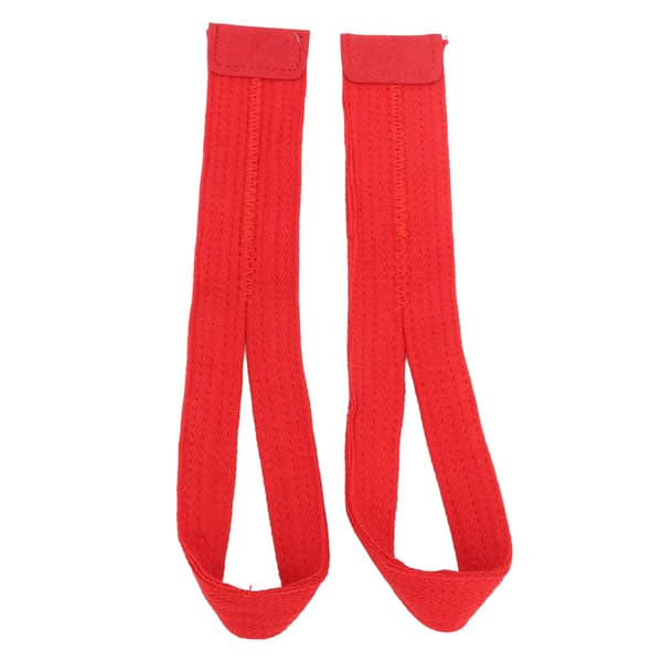 1 par løftehåndleddsstropp, myk polyester, fast, sklisikker, treningshåndleddsstropp for styrketrening, rød
