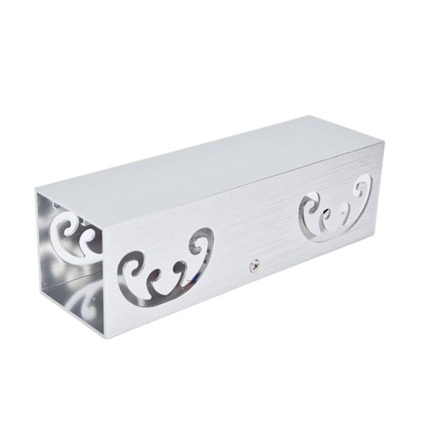 LED-taklampa med dubbla ändar 2W aluminiumlegering 360° glödande taklampa för restaurang 85V till 265V lila ljus