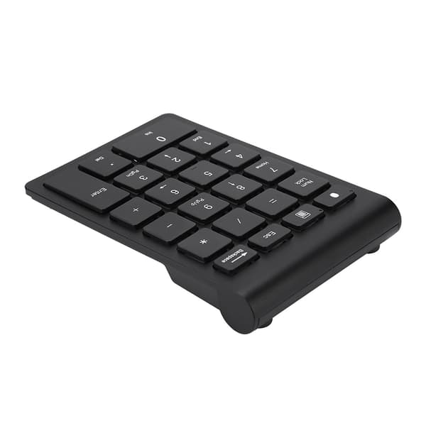 Sort 22 taster Mini Numpad Trådløst Bluetooth Numerisk Tastatur Til OS X PC
