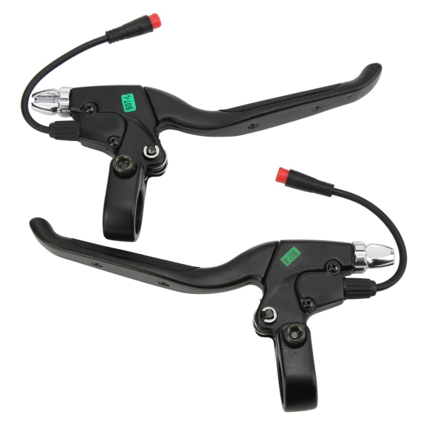 1 par elektrisk scooter bremsespak venstre høyre bremsehåndtak med 2-pin vanntett kobling for 2 hjul elektrisk scooter