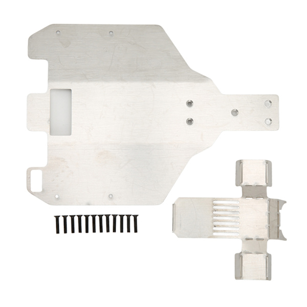 Rustfrit stål chassis panser RC bil opgraderingsdele til WLtoys 12428 12429 12423 1/12 fjernbetjeningsbil