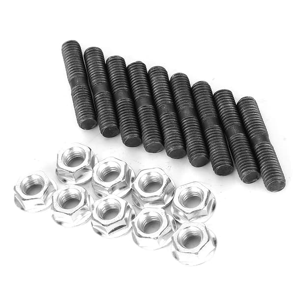 9st Turbo Pinnbultar + Låsmutter Passar till S13 S14 S15 SR20 CA18