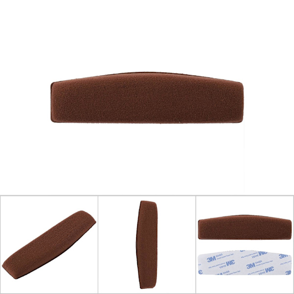 Erstatningshodeband Hodebjelke Pute for Sennheiser HD598 (Flanell Brun)