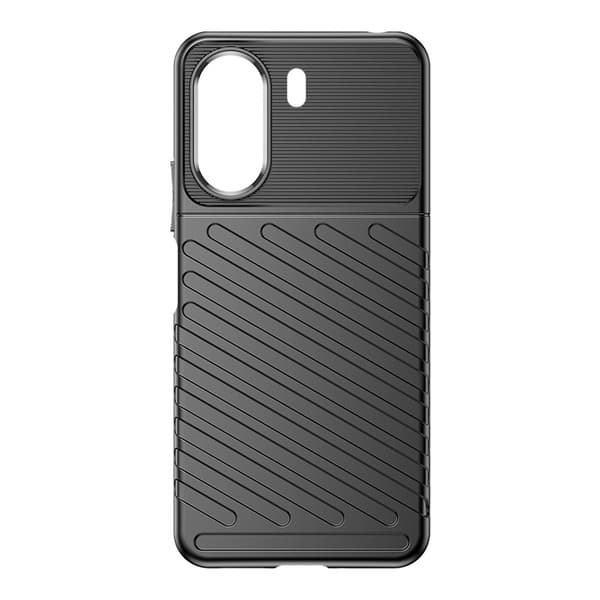 Beskyttelsescover Thunder Case til Xiaomi Redmi 13c - Sort 0.0