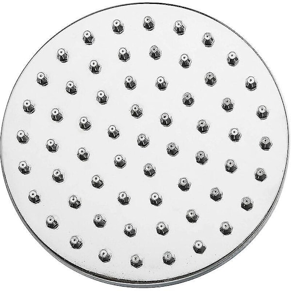 Solcells-driven 6-tums rund duschhuvud