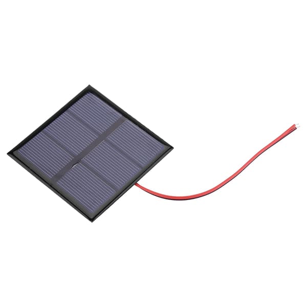 0.7W 1.5V Mini Bærbart Solpanel DIY Strømmodul Oplader til 1.2V Batteri med Ledning 70*70MM