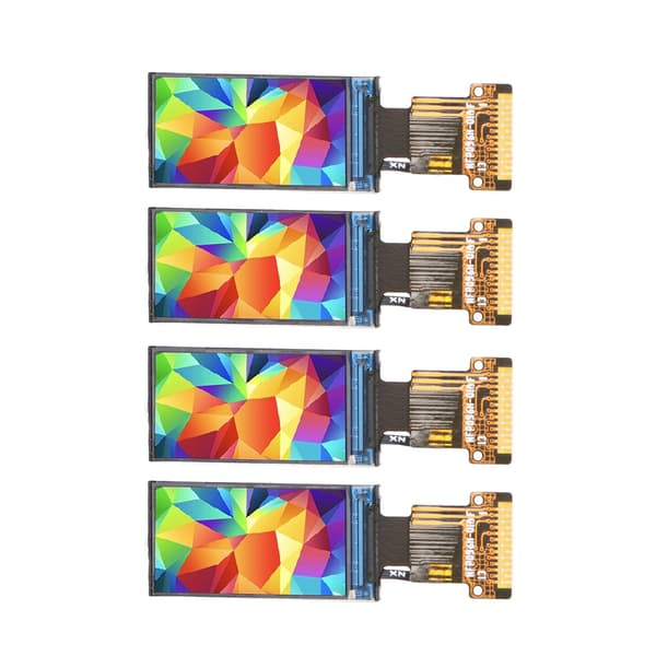 4 stk. 0,96in TFT Farveskærm SPI Interface ST7735S Drev IPS Display Modul 80x160 Svejsning Montering