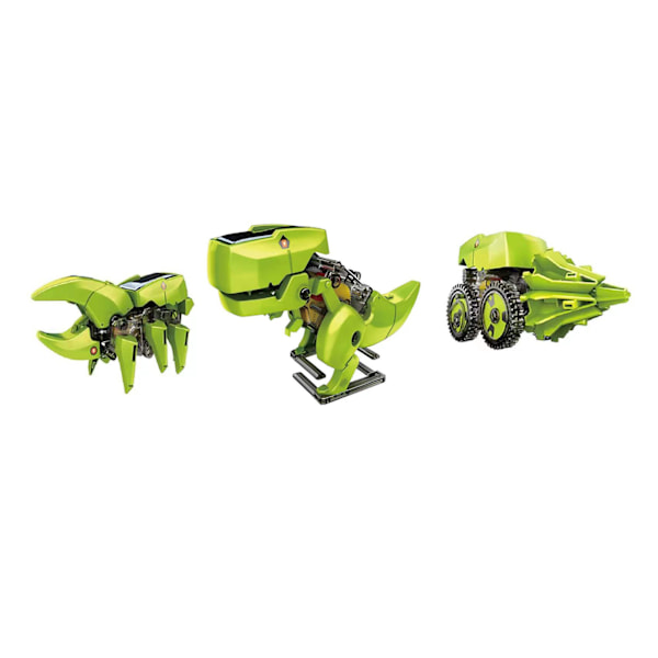 Robot Dinosaur Legetøj 3 i 1 Sol Insekter Robotter Bore Maskiner Samlet Byggespil Legetøj til Børn i Alderen 8 9 10 11 12