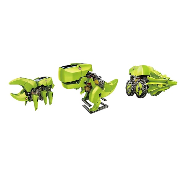 Robot Dinosaur Leker 3 i 1 Sol Insekter Robot Bor Maskiner Montert Byggespill Leker for Barn i Alderen 8 9 10 11 12