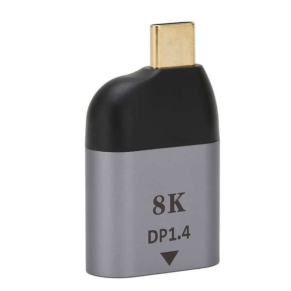 Mini Metall Typ C Hane till DP Adapter Kompatibel Windows Android OS X