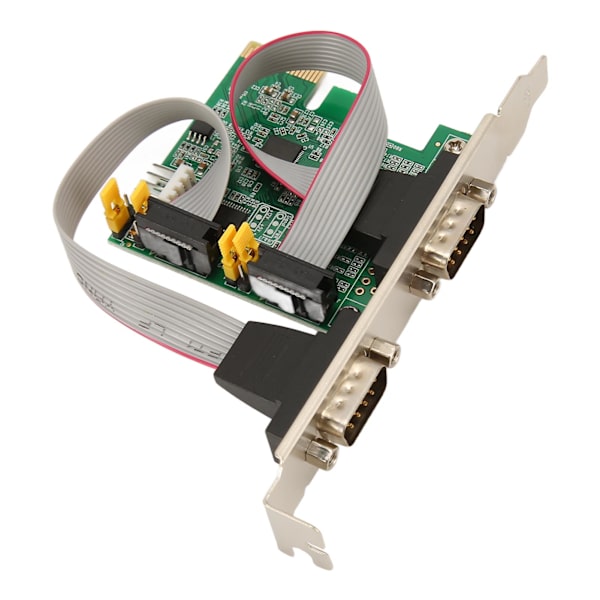 PCIe RS232 seriel adapterkort 2 port udvidelseskort PCI Express RS232 serielt værtscontrollerkort til Windows til Linux