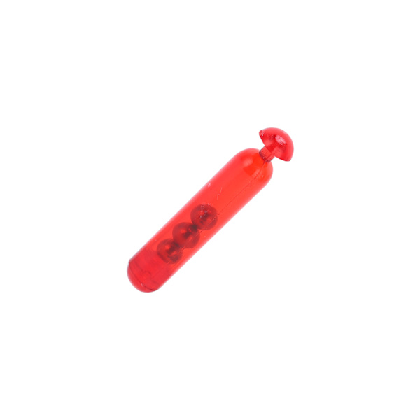 Fiske lokke agn Rangler Sett inn Tube Rangler Shake Tiltrekk Flue Plastic Fishing Sound BarRød