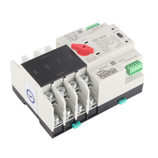 Dobbelt automatisk omskifter 4P Millisekund omskiftning Konstant strømforsyning Generator omskifter AC400V