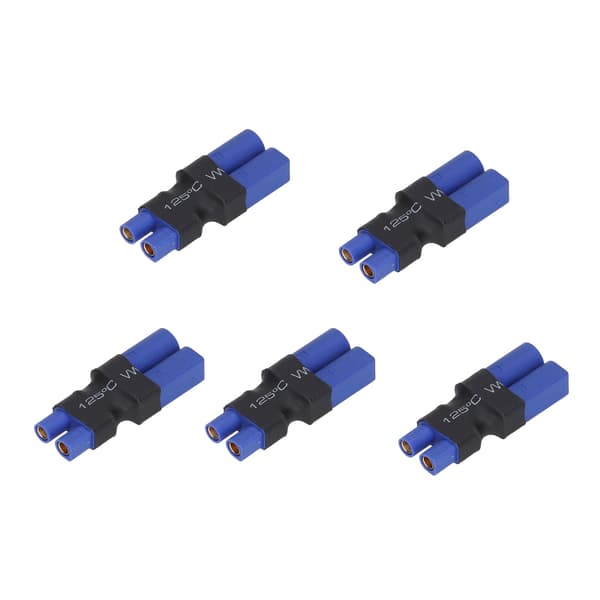 5 stk. EC3 Hun til EC5 Han Adapter Universal Trådløs RC Lipo Batteristik til RC Bil Model Flymodel
