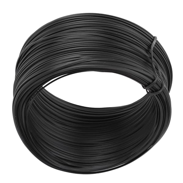 Galvaniseret jerntrådsbindere Galvaniseret sorte håndlavede druegrenbindere 0,55 mm 100 meter