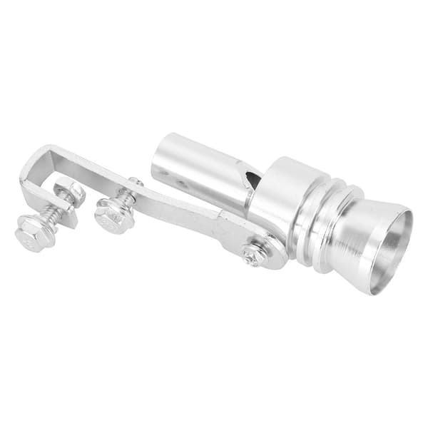 Eksosrørfløyte for bil, aluminiumslegering, halehals, sølv TC L
