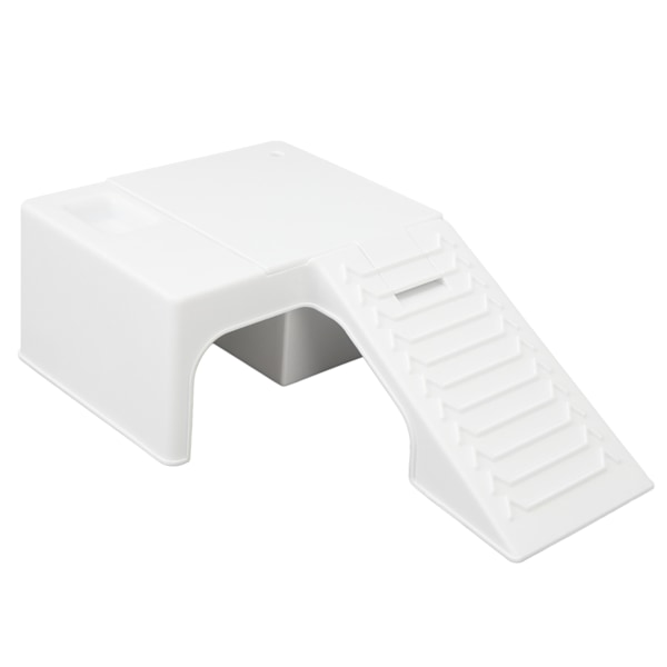 Skilpadde Solingsplattform Tykk Plast 21cm Lang 12,7cm Bred 6,5cm Høy Skilpadde Brygge for Reptil Fiske Tank Akvarium