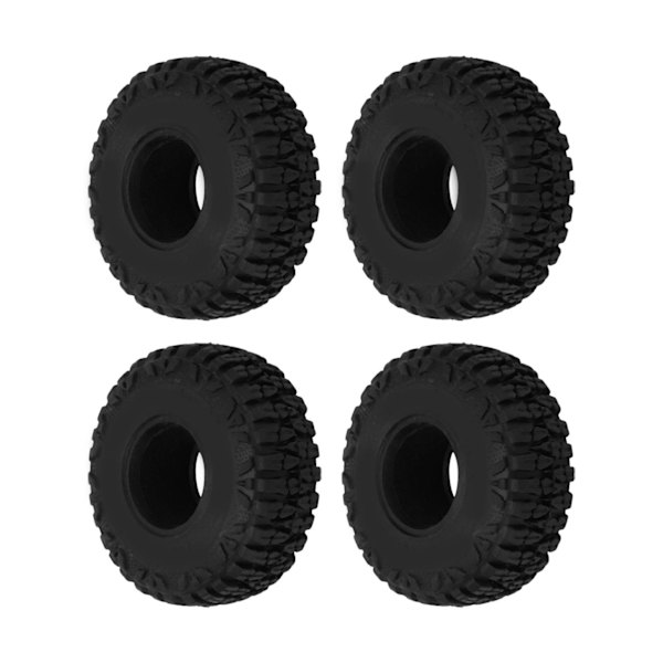 4 stk RC Crawler Dekk 1.0 Universal Dragon Claw Dekkmønster Gummihjul Dekk for RC Bildeler