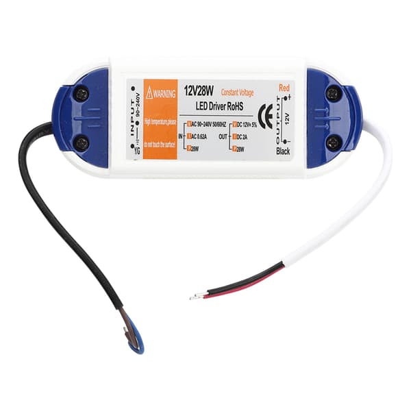 LED Strømforsyning 0.62A AC90‑240V til DC12V LED Strømtransformator Adapter LED Driver til Hjemmebelysning 2A 28W