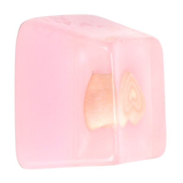 Hantverkare Resin Tangentbordsknappar, Korrosionsbeständiga, Universellt Mekaniskt Tangentbord Tillbehör (Rosa Hjärta)
