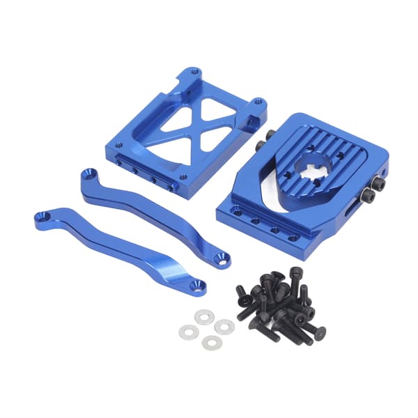 RC Quick Release Motor Base Aluminium Legering Solid Konstruktion til TRAXXAS 1/6 XRT 8S 1/5 6S 8S Blå