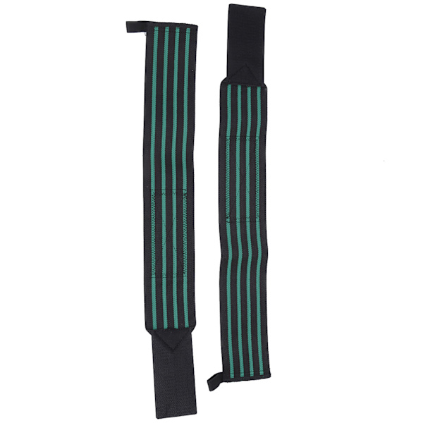 1 Par/ Set Fitness Tyngdlyftning Handledslindor Träning Kompression Handledsstöd Brace Grön Svart